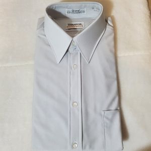 Tarleton Qiana 100% Nylon Vintage Button Down Short Sleeve